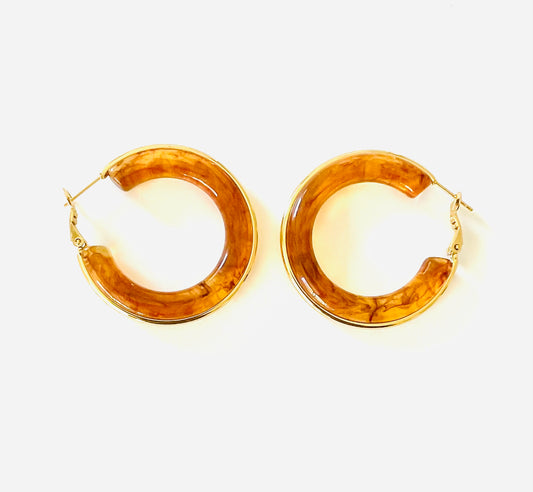 Clarissa Hoops (Brown)