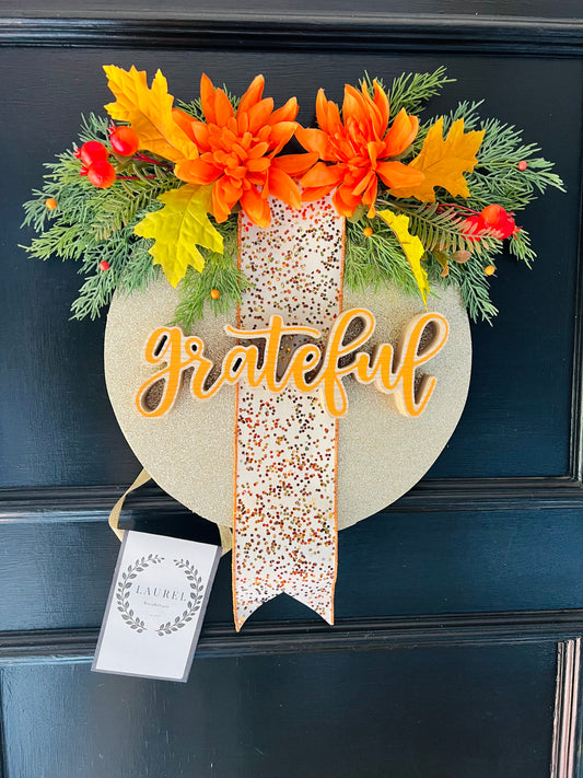 Gratitude Door Hanger